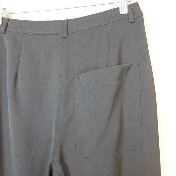 Topshop Black Straight Leg Trouser Dress Pants Size 4 - Picture 9 of 10